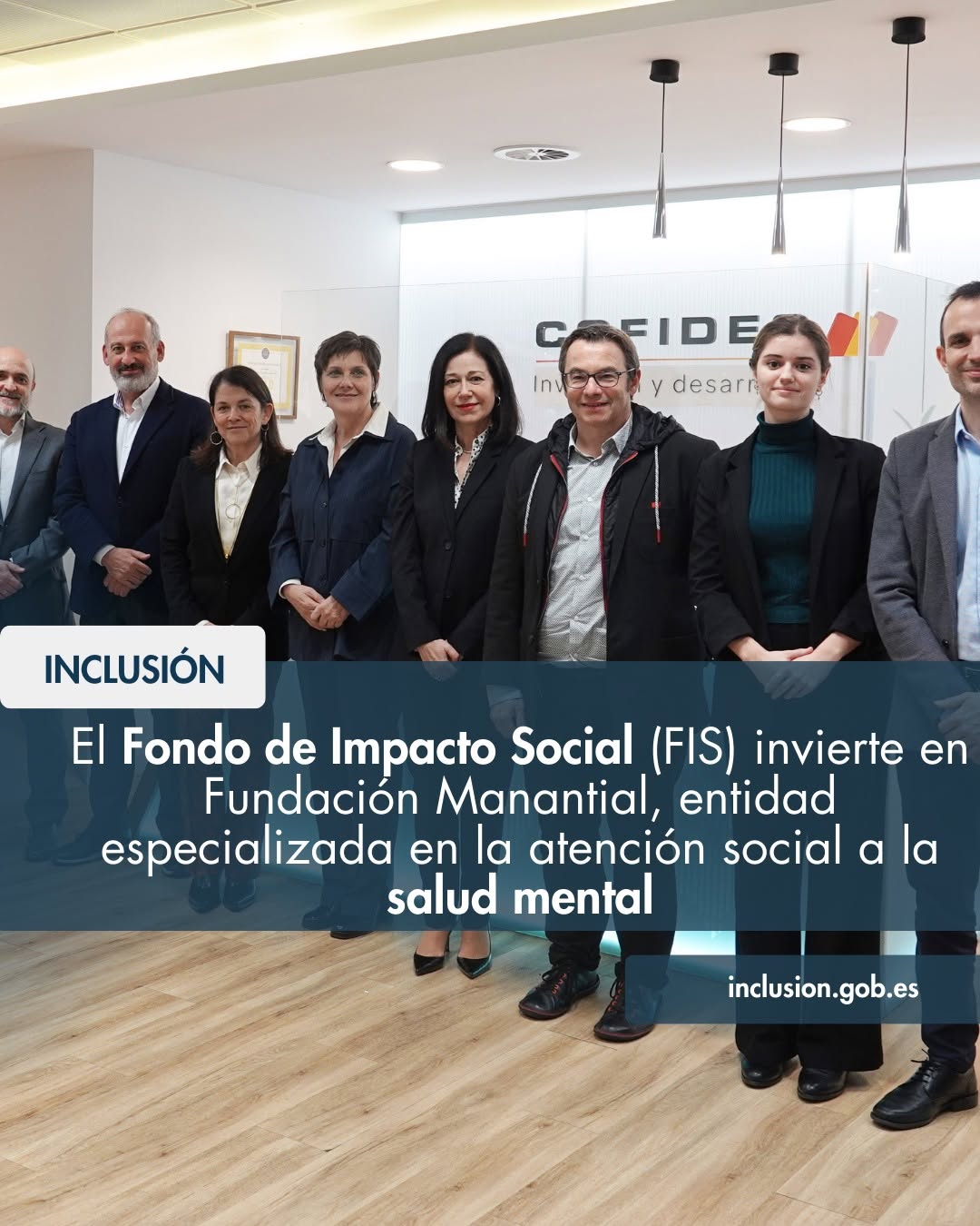 ‼️ El Fondo de Impacto Social del @inclusiongob invierte en Fundación Manantial, entidad especializada en atención social a la salud mental

🤝 El Fondo refuerza, así, el compromiso con las inversiones directas gestionadas por el tercer sector

🔗 https://www.inclusion.gob.es/w/el-fondo-de-impacto-social-fis-invierte-en-fundacion-manantial-entidad-especializada-en-la-atencion-social-a-la-salud-mental